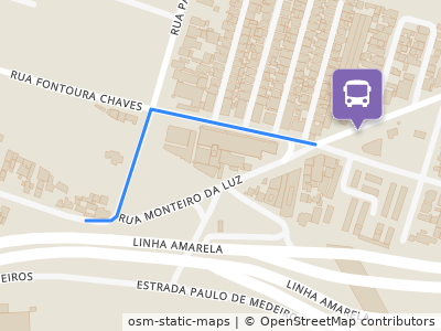 Mapa da parada