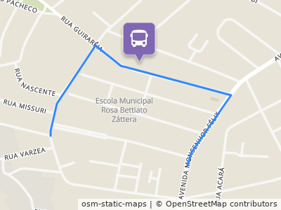 Mapa da parada
