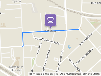 Mapa da parada