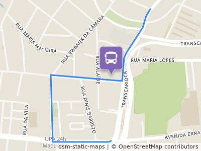Mapa da parada