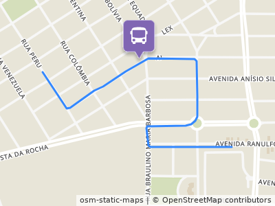 Mapa da parada