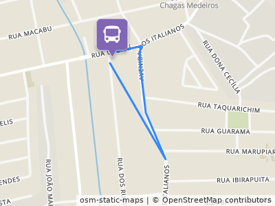 Mapa da parada