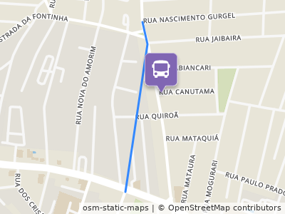 Mapa da parada