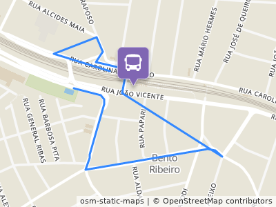 Mapa da parada