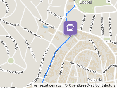 Mapa da parada