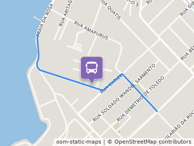 Mapa da parada