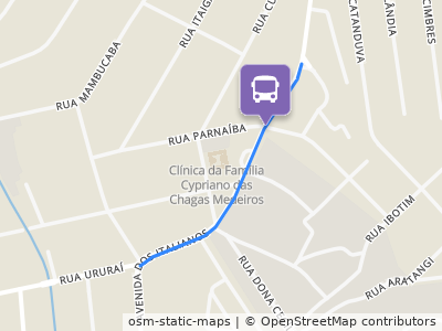 Mapa da parada