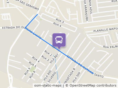 Mapa da parada