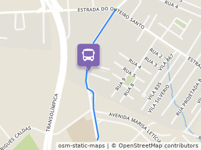Mapa da parada