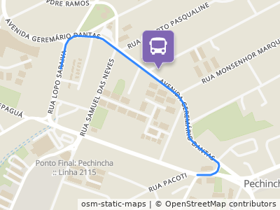 Mapa da parada