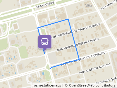 Mapa da parada