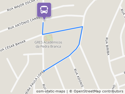 Mapa da parada