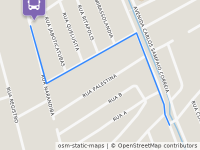Mapa da parada