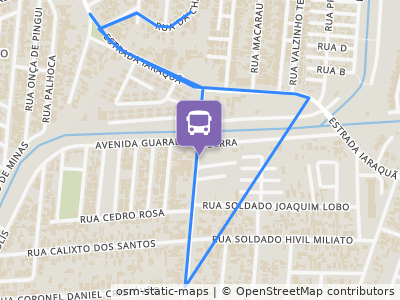 Mapa da parada