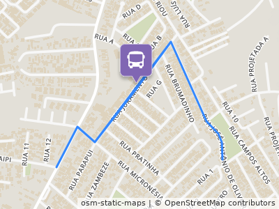 Mapa da parada