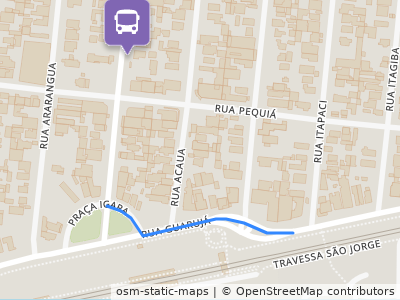 Mapa da parada