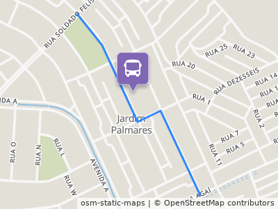 Mapa da parada