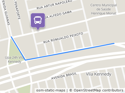 Mapa da parada
