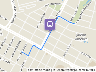 Mapa da parada