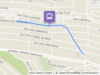 Mapa da parada