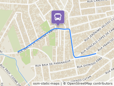 Mapa da parada