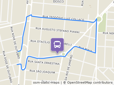 Mapa da parada