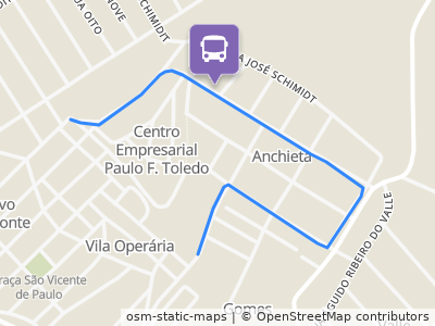Mapa da parada