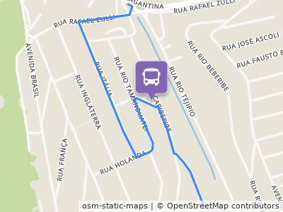 Mapa da parada