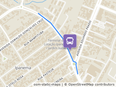 Mapa da parada