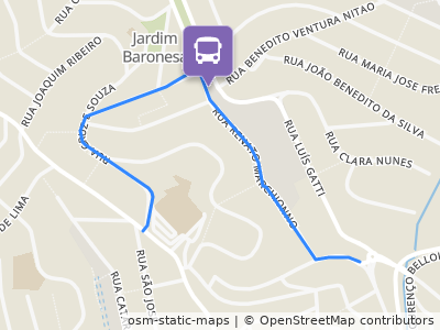 Mapa da parada
