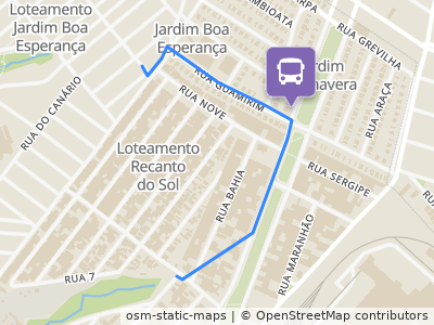 Mapa da parada