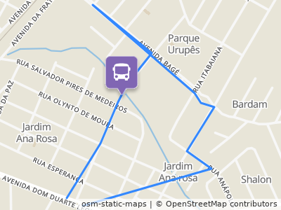 Mapa da parada