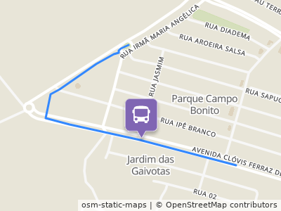 Mapa da parada
