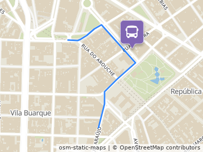 Mapa da parada