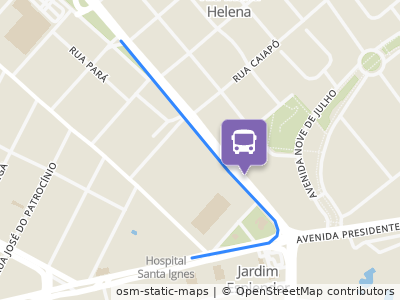 Mapa da parada
