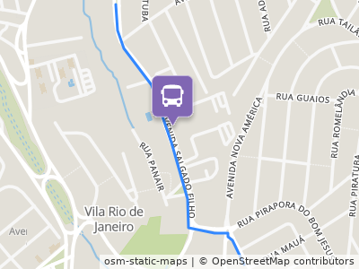 Mapa da parada
