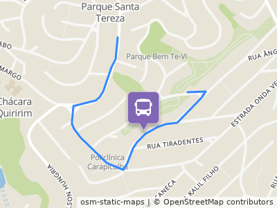 Mapa da parada