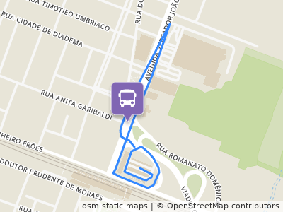 Mapa da parada