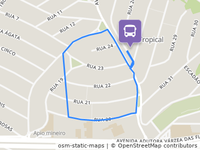 Mapa da parada