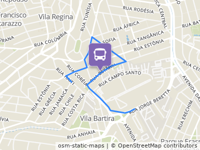 Mapa da parada