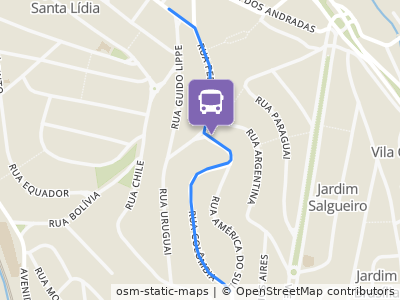 Mapa da parada