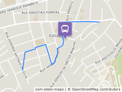 Mapa da parada