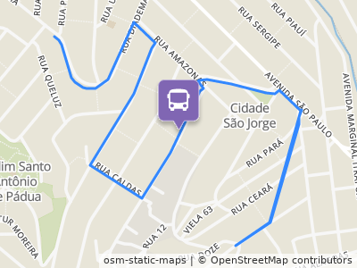 Mapa da parada