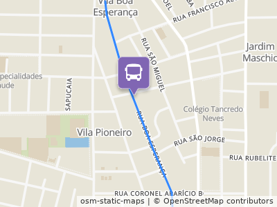 Mapa da parada