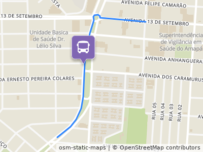 Mapa da parada