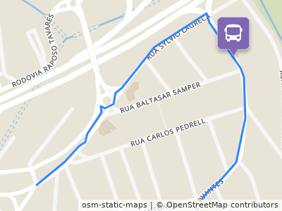 Mapa da parada