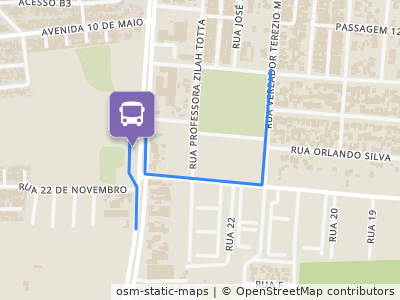 Mapa da parada