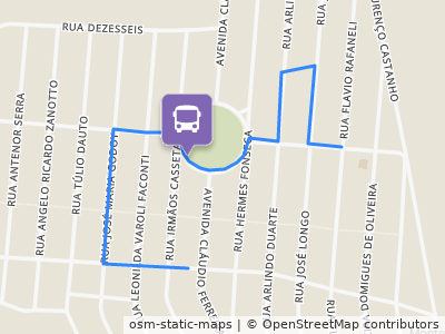 Mapa da parada