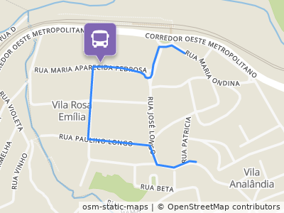 Mapa da parada