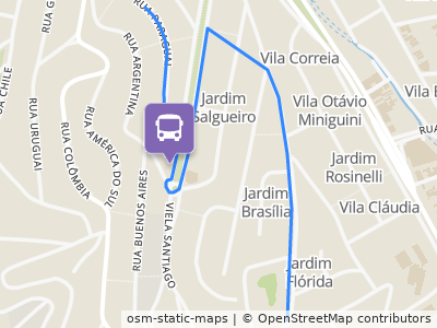 Mapa da parada